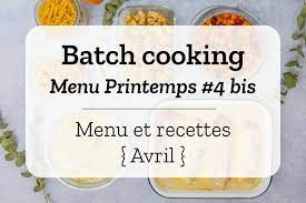 Le printemps nous apporte suffisamment de nouveautés en fruits et légumes que nous pouvons sans hésiter et avec choix préparer un menu de saison spécial printemps ! Batch Cooking Mes Menus Et Recettes Pour Toute L Annee Cuisine Addict