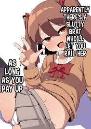 Release 032 - Apparently Theres a Slutty Brat Wholl Let You Rail Her as  Long as You Pay Up - Mesugaki