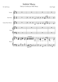 Building of the grand national assembly of turkey.jpg 2,647 × 1,236; Istiklal Marsi Sheet Music For Piano Violin Harp Mixed Trio Musescore Com