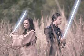 Collectible action figures from your favorite star wars characters including the mandalorian, yoda, clone troopers, darth vader, kylo ren & more An Epic Star Wars Themed Pre Wedding Photo Shoot Petapixel