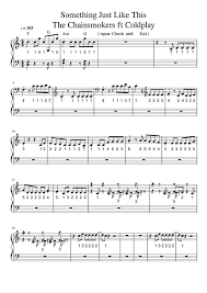 Not Angka Something Just Like This Pianika Piano Chord Pianika Pianika Lirik Lagu Lagu