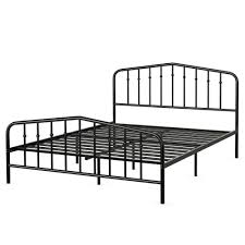 Choose a suitable bed frame that can provide good sleep, enjoy your time on our bed frame. Costway Full Size Metal Bed Frame Steel Slat Platform W Headboard Antique Brown Black Best Buy Canada