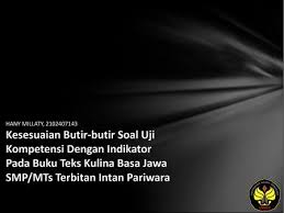 Kulina basa jawa kangge kelas 4 sd mi blibuku com. Ari Yulianti Kesalahan Ejaan Dalam Buku Teks Bahasa Jawa Damar Dlancang Gladhen Lan Materi Ringkes Sma Semester Genap Kelas Xi Terbitan Pinus Ppt Download