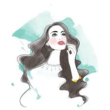 Es gibt nichts schöneres für mich. Fashion Beauty Lifestyle Illustrations By Daniel Verovic Studio