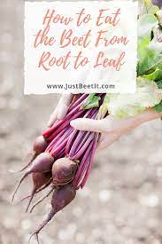 How To Eat The Beet From Root To Leaf Just Beet It Beets Beet Stem Recipe Beet Green Recipes