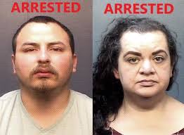 Rudy Hinojosa (28) and Olga Quezada (42) were arrested