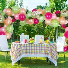 Bringing the outside in is a big part of the tropical design and we found the most original example of that on the picture with the. 142pcs Tropical Jungle Party Themed Balloon Birthday Decoration Balloon Set Hawaiian Party Decoration Latex Balloons Room Decor Shopee Philippines