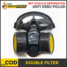 Shop through a wide selection of respirators at amazon.com. Masker Asap Masker Chemical Respirator Double Dan Kacamata Google Shopee Indonesia