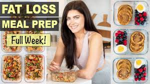 Stuffed peppers make for a healthy dinner recipe and easy meal prep for the week! New Super Easy 1 Week Meal Prep For Fat Loss Healthy Recipes For Weight Loss Youtube