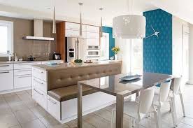 Cuisine Tout En Confort Banquette Cuisine Ilot Cuisine Et Cuisines Design
