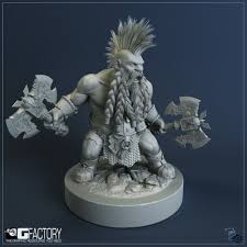 Dwarf Slayer Picture By Sebastien Riondet Wizroll Fantasy Dwarf Warhammer Dwarfs Warhammer