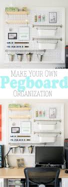 Pegboard Organizer Craft Room Storage Craft Room Craft Room Office