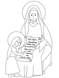 Crowns worn by rulers contain expensive and exquisite jewels. Free St Anne Coloring Page