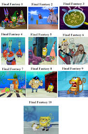 Final Fantasy Spongebob Comparison Spongebob Comparison Charts Know Your Meme