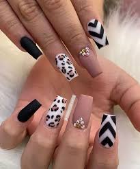 Cute Valentine Nail Art Designs For 2020 Leopard Print Ideas Fall Acrylic Nails Leopard Print Nails Nail Designs