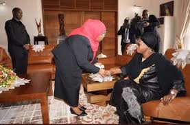 President of the united republic of tanzania. Tuko Co Ke On Twitter Tanzania A President Samia Suluhu Hassan Condoles With The Widow To The Late President John Pombe Magufuli Janet Prays With Her And Her Family Suluhusamia Photos Nelson Omollo Kanyunja Tukonews