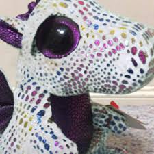 Meet Snowflake The Dragon 2017 Regular And Clip New Beanie Boos Expensive Beanie Babies Beanie Boos