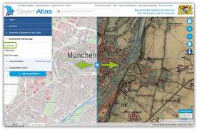 Auf zum bayernatlas klicken → anzeige der historischen karte auf dem bayernatlas. Bayerische Vermessungsverwaltung Hilfe