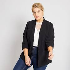 Votre boutique en ligne kiabi vous propose sa mode pour les femmes avec des rondeurs, avec une collection à la fois tendance et pas chère. Veste Blazer Grande Taille Femme Noir Kiabi 29 00