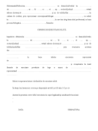 Titlul iii:executarea silita directacapitolul i:dispozitii generaleart. Model Cerere De Executare Evacuare