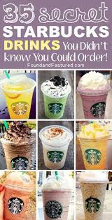 Starbucks Drinks You Didnt Know You Could Order Awesome Good To Know Starbucks Recipes Secret Starbucks Drinks Food