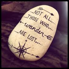Not All Those Who Wander Are Lost J R R Tolkien Painted Rocks Diy Painted Rocks Craft Rock Painting Art