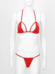 Womens Ladies Sexy Lingerie Set Micro Apparel Bikini Nipples Hole Cutout  Cup Bra Mini G-string Sissy Lingerie Exotic Sets - Exotic Sets - AliExpress