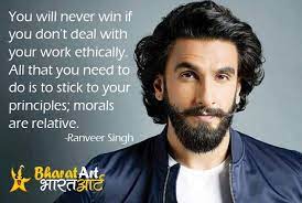 Ranveer Singh Quote Bharatart Com Comedians Musician Writer