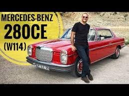 Mercedes W114 280ce Kipkirmizi Goz Alici Guzellik Youtube