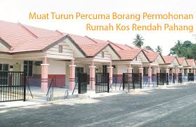 Myhome atau bantuan rumah pertama merupakan sebuah projek perumahan dengan peruntukan sebanyak rm300 juta di bawah seliaan kementerian kesejahteraan bandar, perumahan dan kerajaan tempatan. Borang Permohonan Rumah Kos Rendah Negeri Pahang