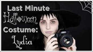 There was at train on the dress so i cut that off. Last Minute Halloween Costume Idea Lydia From Beetlejuice Youtube