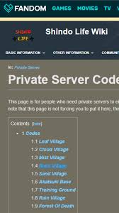 After that, configure the server. How To Join A Private Server In Shindo Life