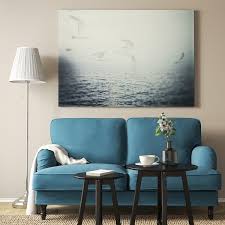 Bjorksta Bild Med Ram Sommarforflyttning Aluminiumfarg Ikea In 2021 Water Lilies Pictures Ikea