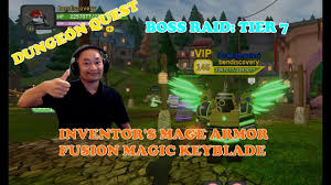 All dungeon quest codes can offer you many choices to save money thanks to 21 active results. Dungeon Quest Boss Raid Tier 7 Tons Of Loots Tier 7 Inventor S Mage Armor Fusion Magic Keyblade Ben Toys And Games Family Friendly Gaming And Entertainment
