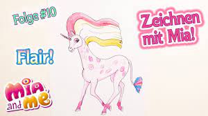 Flair Zeichnen Mit Mia Mia And Me Youtube