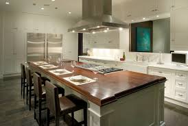 Now day`s kitchen islands with stove are becoming very popular, so you can consider this option. Hood Over Kitchen Island Contemporary Kitchen B And G Design