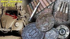 Depends on a lot of factors including soil type and how the coin is laying (flat or on edge). Metal Detecting Ww2 Battlefield You Don T Need A Detector Here Coins From The Eastern Front Youtube