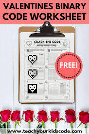 free binary numbers worksheets for the classroom