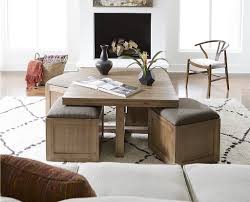 The ottomans not only provide a ton of toy storage but they also roll out and double as extra seating! Champagne Cube Coffee Table With 4 Storage Ottoman 28 Furniture Pieces So Stylish And Affordable You Ll Never Believe We Found Them At Macy S Popsugar Home Photo 8