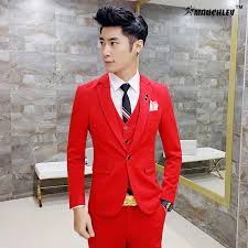 Modern Latest Coat Pants Designs Classic Solid Colors Tuxedo Prom Suits Mens Suits Slim Fit 3 Pieces Jacket Vest P Wedding Suits Men Tuxedo For Men Prom Suits