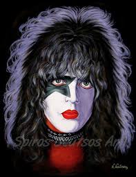 Paul Stanley, KISS painting portrait