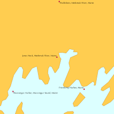 Jones Neck Medomak River Maine Tide Chart