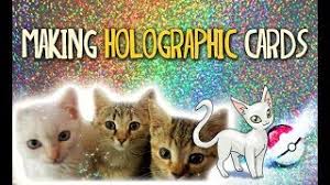 Hmmm now i know how i can make ultimate rares. Making Custom Holographic Cards Youtube