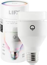 Lifx 1100 Lumen 11w Dimmable A19 Led Light Bulb 75w Equivalent Multicolor Lha19e26uc10 Best Buy Led Light Bulb Light Bulb Led Lights
