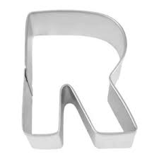 These steel cookie cutters are made in the usa and built to last! Alphabet Letter R Cookie Cutter The Cookie Cutter Shop