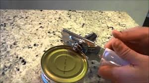 Since the cut is below the lip of the can, there's no risk of cut. How To Use A Can Opener Tutorial Youtube