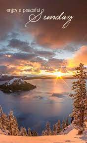 Happy sunday have a nice day good morning image. Pin By Paula Williams Norman On Great Days Sunday Greetings Sunrise Lake Nature