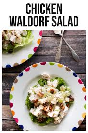 Chicken Waldorf Salad Recipe Healthy Recipes Dinner Salad Recipes