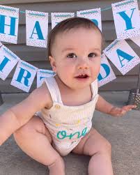 Happy 1st birthday to my sweet baby boy Elijah 🩵 I can't believe you will  no longer be considered a baby but a toddler 🥹 This past year has gone by  so