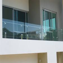 Yes, the glass railing is extremely gorgeous for a modern house balcony and the glass railing for balcony come in a number of various styles and designs. High Quality Spigot Outside Balcony Tempered Glass Railing China Green Glass Frosted Glass Made In China Com